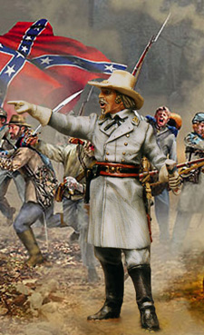 Officier d'infanterie Confédérée